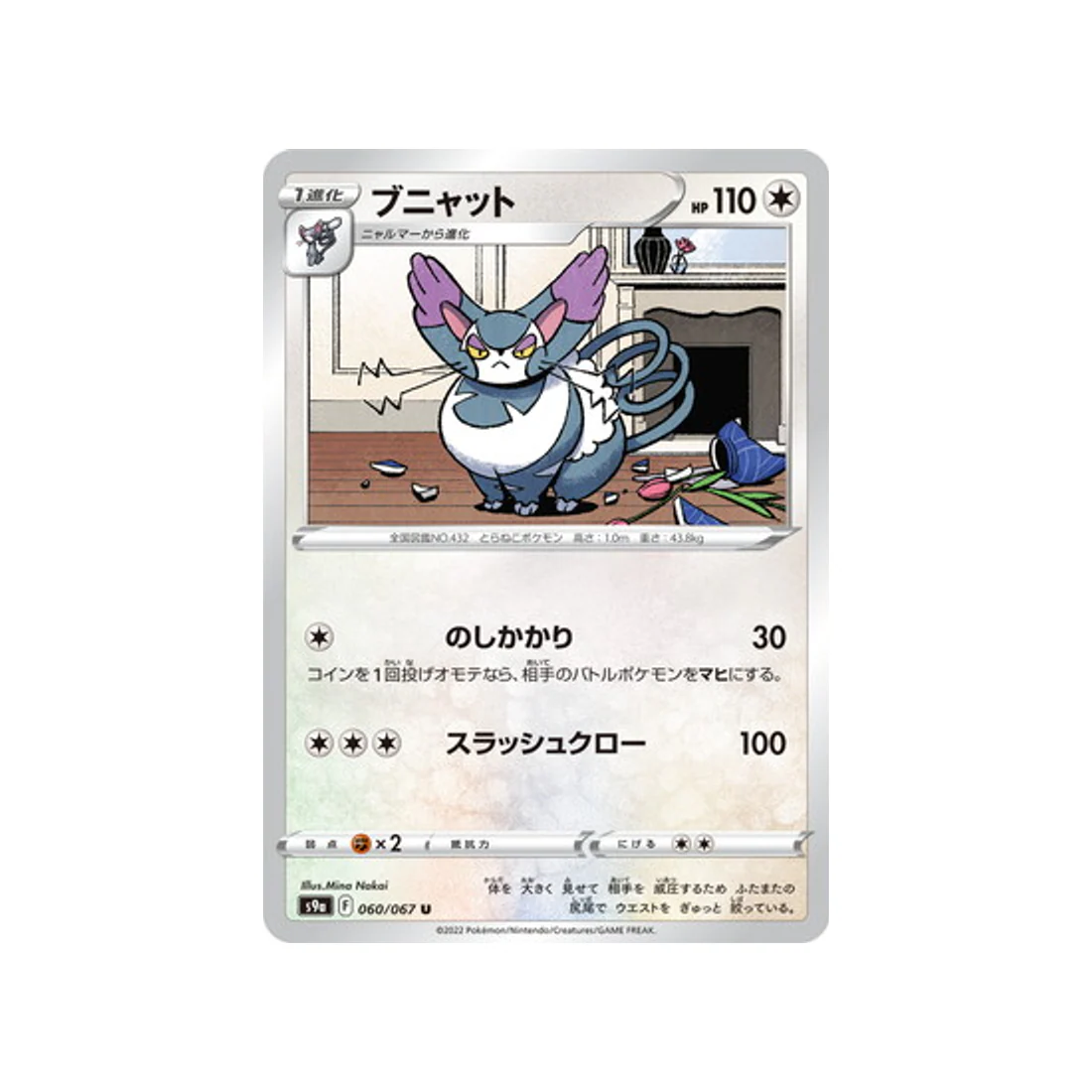 Carte Pokémon Battle Region S9A 060/067 : Chaffreux